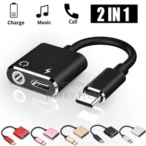 2 in 1 Jack Headphone Adapter for Xiaomi/Huawei/Letv