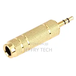 6.35mm 1/4"Female to 3.5mm 1/8" Male Jack Stereo Headphone A