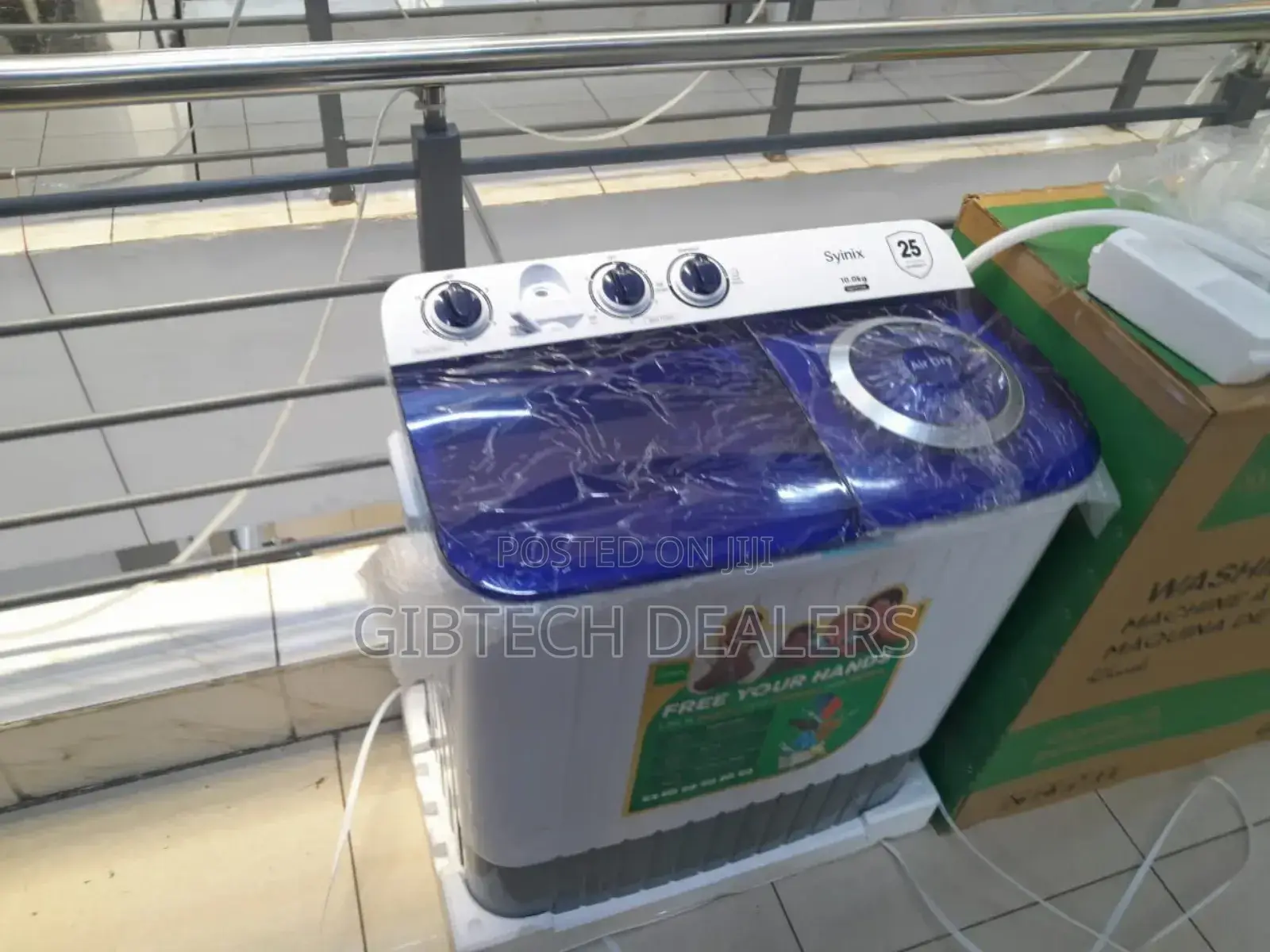 Synix Washing Machine 10kg Twin Tub Semi Automatic