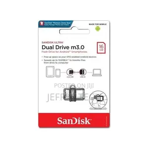 Sandisk Dual Drive M3.0 Flash Drive 16GB Micro USB/USB Up To