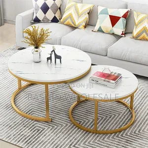 White Coffee Marble Table
