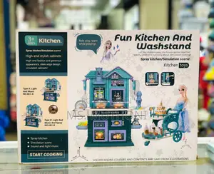 Kitchen Set With a Wash Stand
