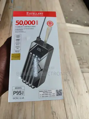 Powerbank.50000 Mah Excellent Powerbank.(4cables))