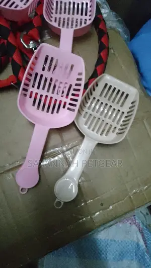 2 PCS Plastic Cat Litter Scoop, Kitty Litter Boxes Scooper