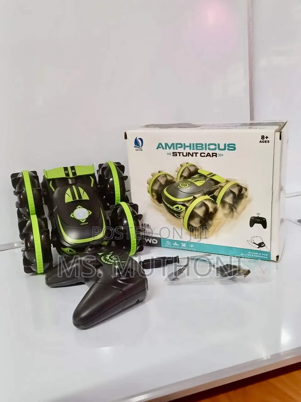 Amphibious Remote Control Car Boat for Kids