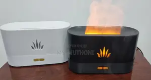 *Flame Aroma Diffuser With Fire-Like Lights