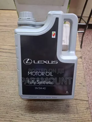5w-40 Lexus Fully Synthetic Fluid.