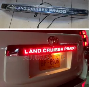 Toyota Land Cruiser Prado, Rear Boot LED Chrome Door Handle