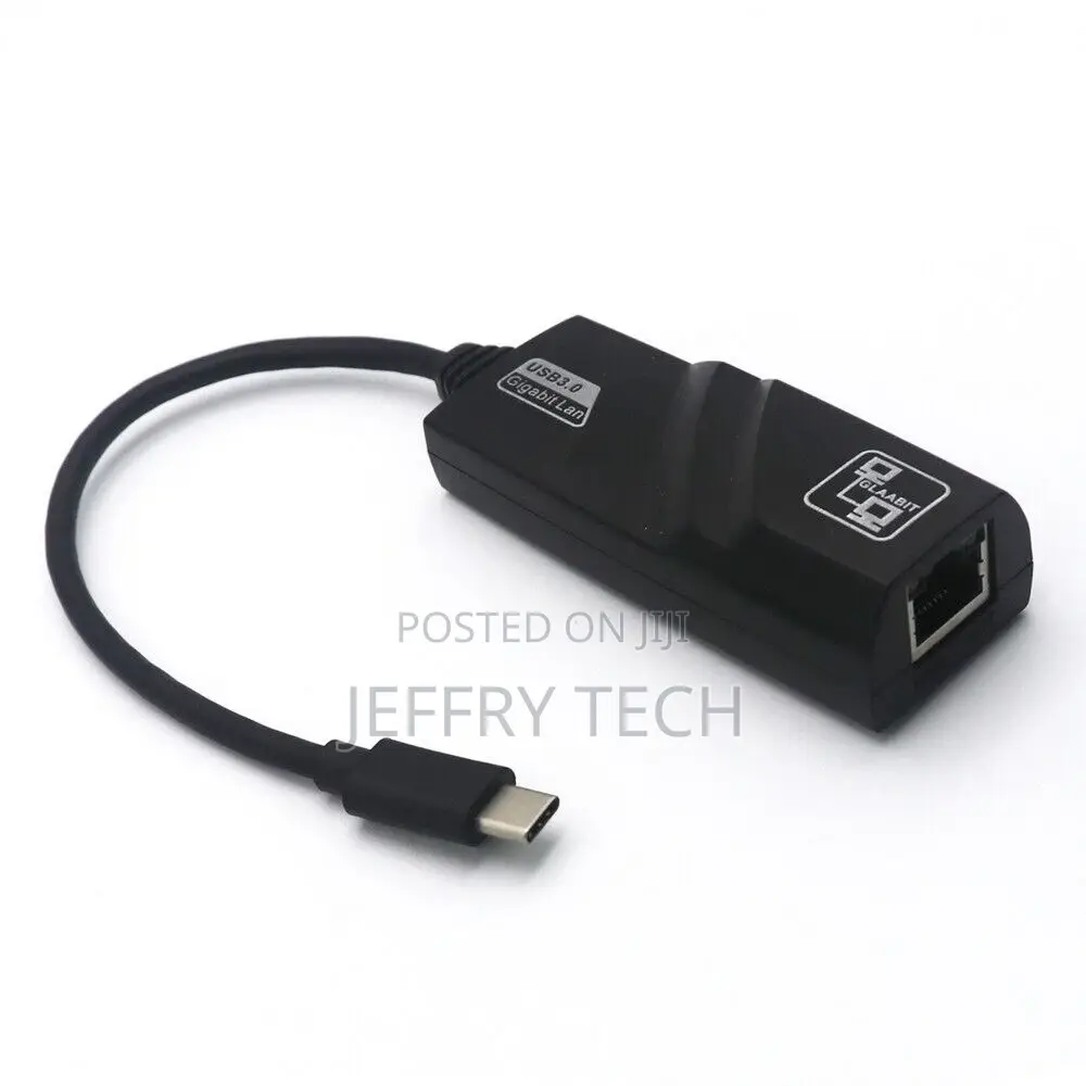 Type C to Gigabit 1000 MBPS RJ45 Ethernet LAN Network Adapte