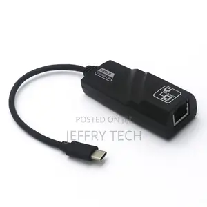 Type C to Gigabit 1000 MBPS RJ45 Ethernet LAN Network Adapte