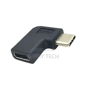 USB Type C Male to Female Right Angle Adapter Connector Exte