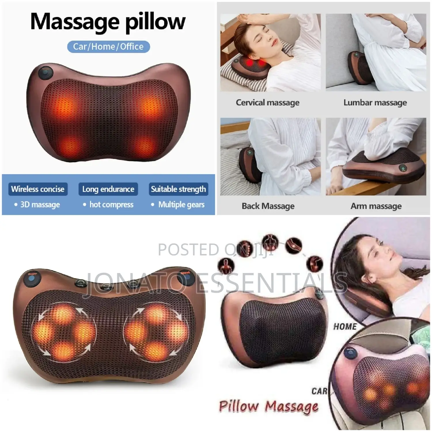 Pillow Neck And Back Massager