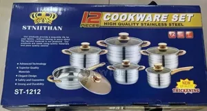 *12pc Golden Stniithan Cookware Set