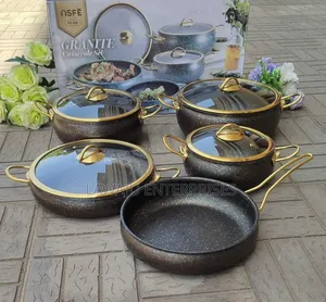 9pc Granite Classy Cookware