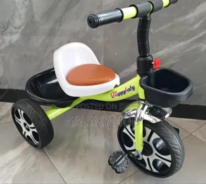 Luminous Green Kids Tricycle Bike