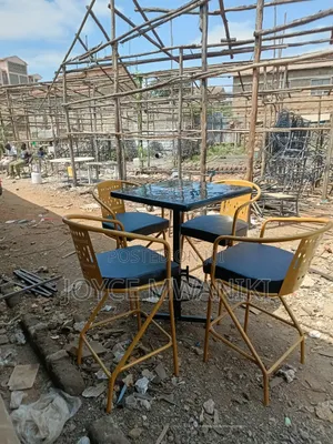 High Chairs Set, for Bar Powder Coated