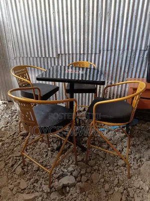 High Chairs Set, for Bar Powder Coated