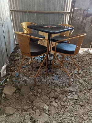 High Chairs Set, for Bar Powder Coated