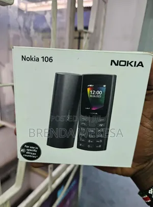 New Nokia 106 Black