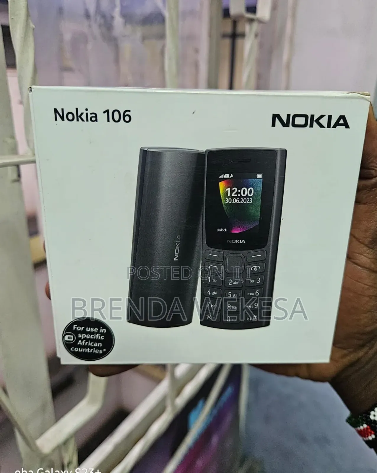 New Nokia 106 Black