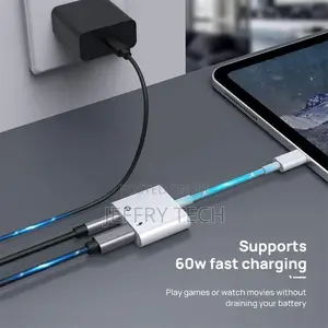Lightning to 3.5mm Headphones Jack Adapter for iPhone Dongle