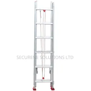 Aluminium Twin Extension Ladder 2*6/12ft With Pulley N Rope