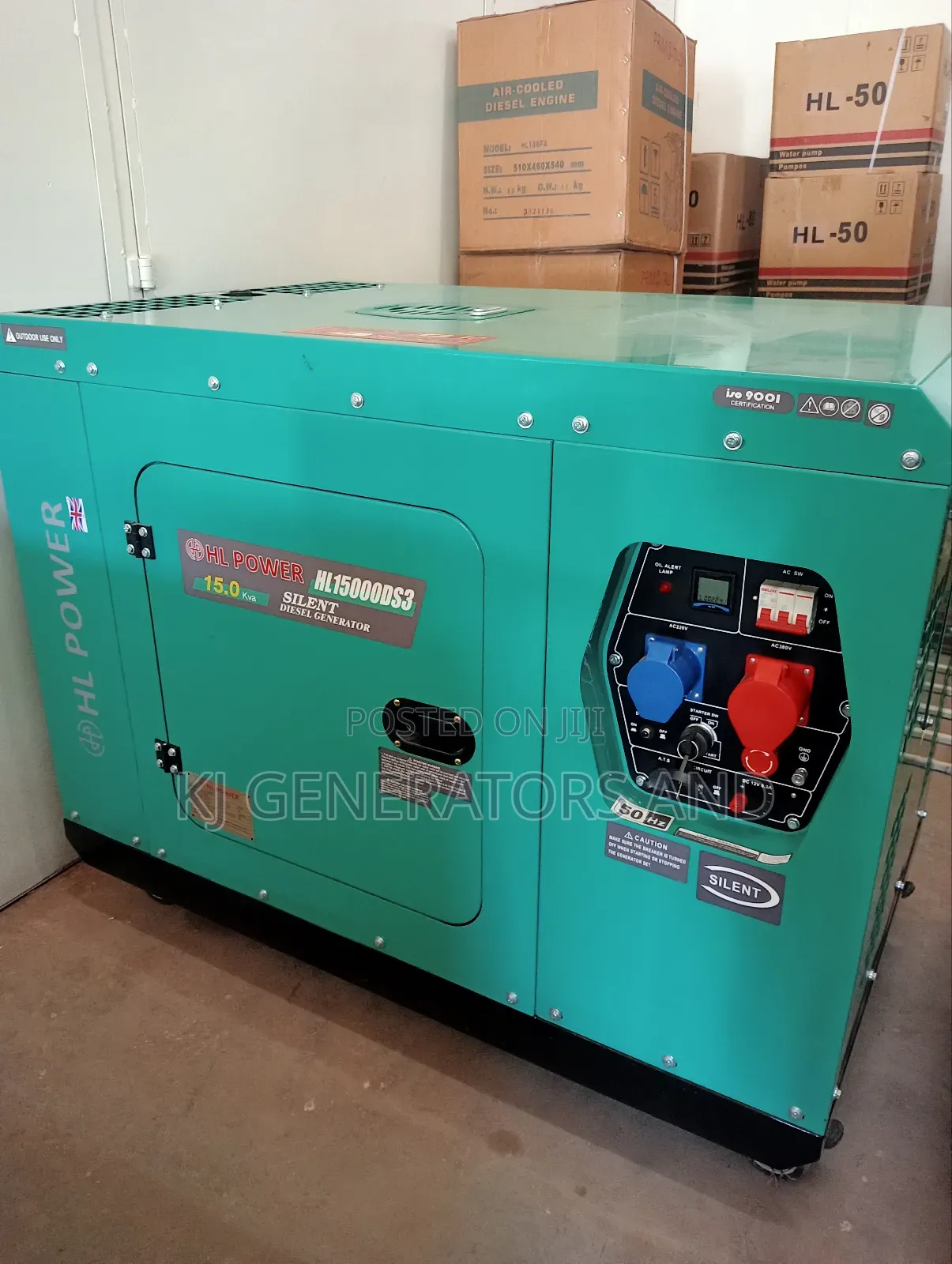 Hl Power Silent Generators Available 15kva