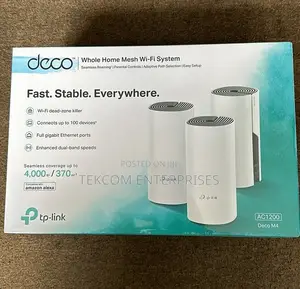 Tp-Link Deco M4 Ac1200 Whole Home Mesh Wi-Fi //- Tl-Deco M4
