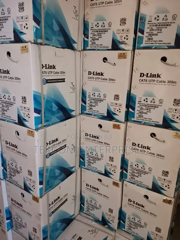 D-Link Cat 6 Utp Indoor 305m Cable