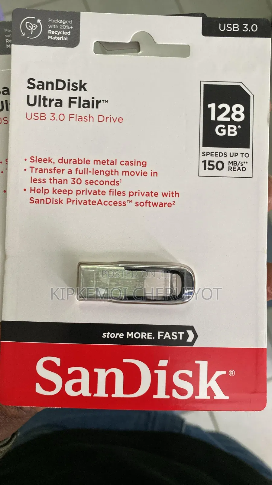 Sandick Ultra 128gb Flash Disk