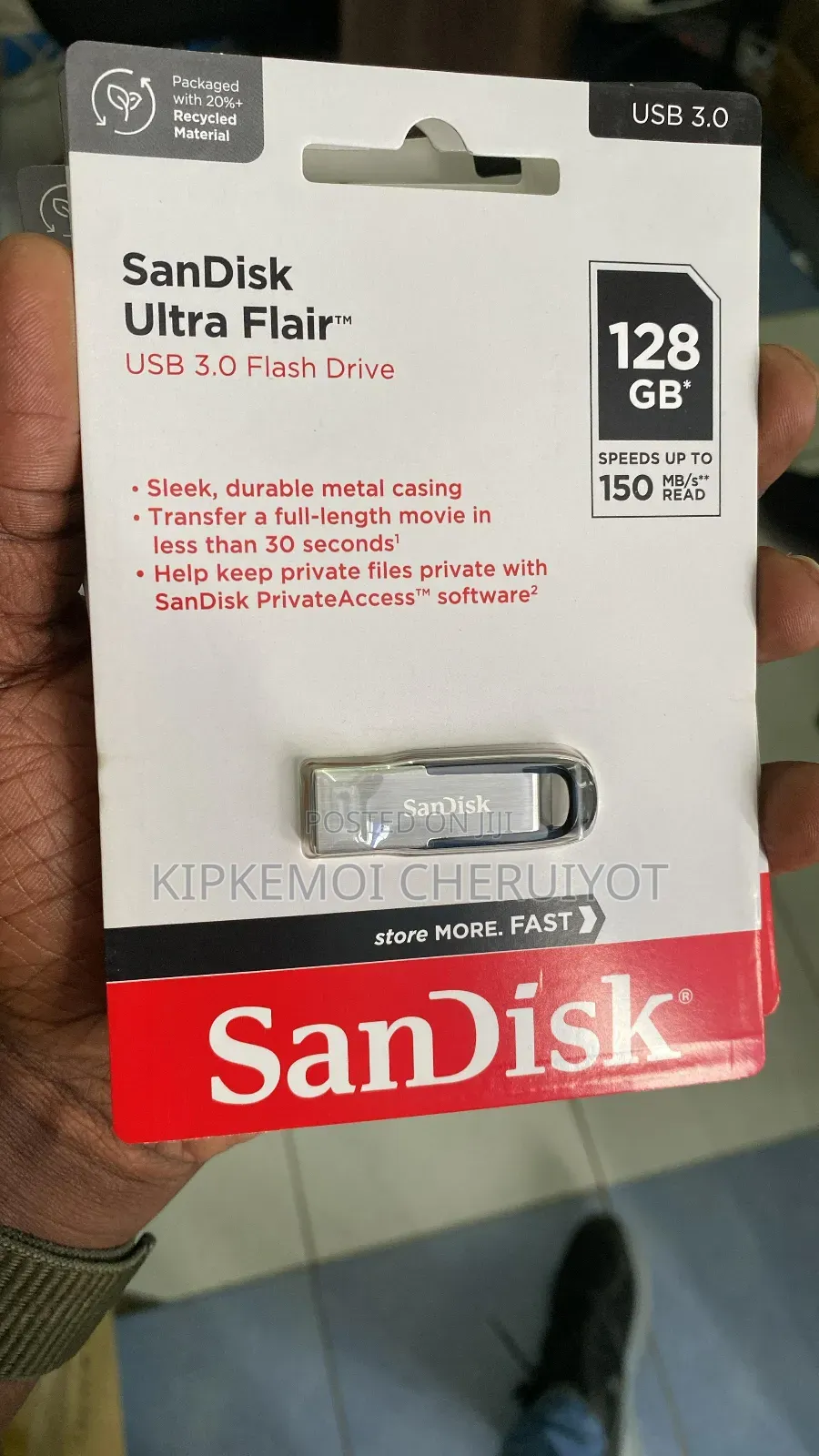 Sandick Ultra 128gb Flash Disk