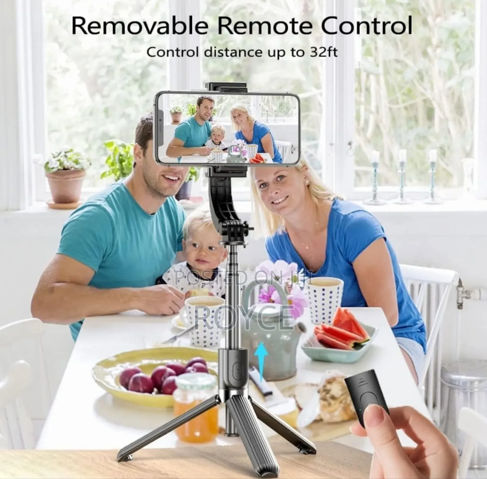 Gimbal Stabilizer Selfie Stick Tripod