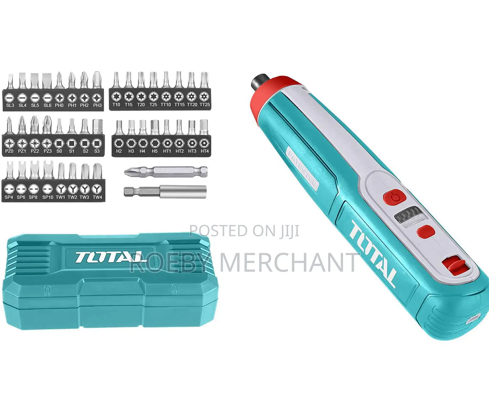 Total Quality Lithium-Ion Cordless Screwdriver 4v