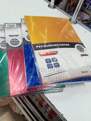 Embossed Paper Ream +BINDING COVER 100pcs/PKT A4SIZE