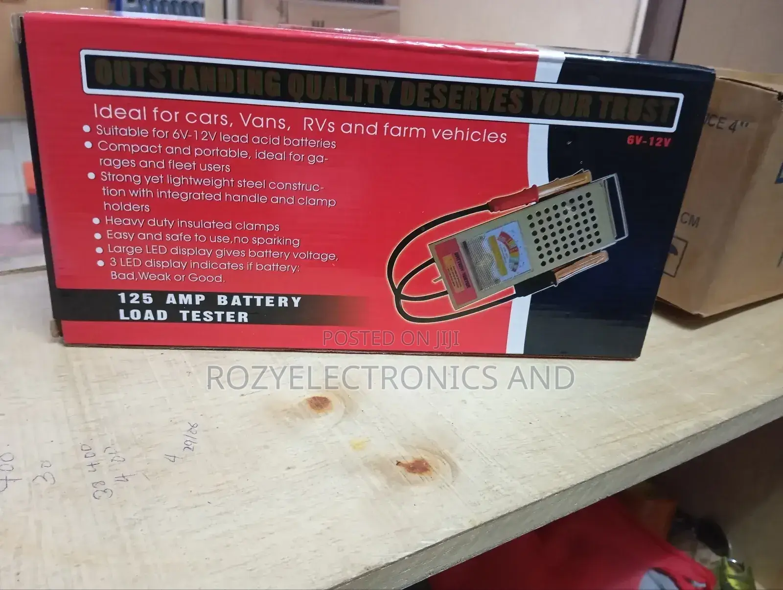 Digital Battery Tester 125 Amp