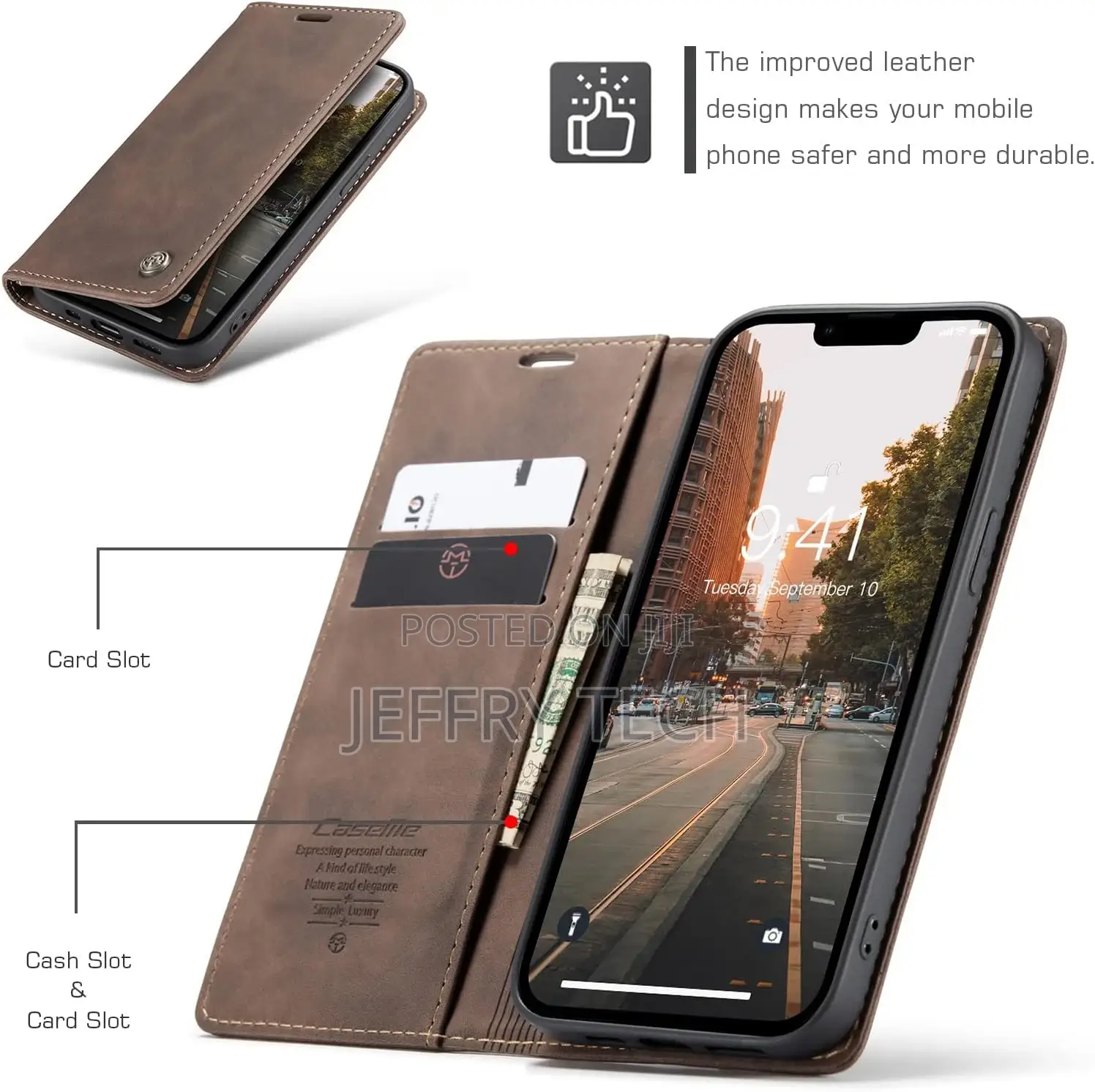 iPhone 14 Plus (6.7) Wallet Case,Soft PU Leather Flip Case