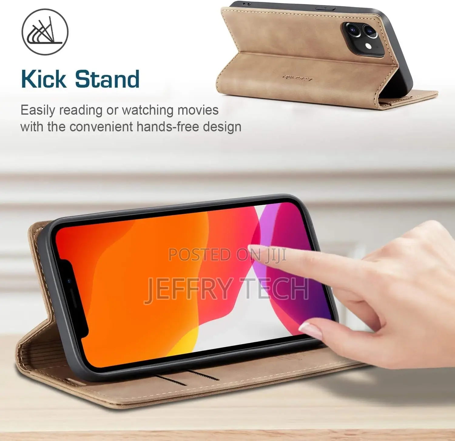 SINIANL Leather Case Compatible With iPhone 12 Pro Max Case