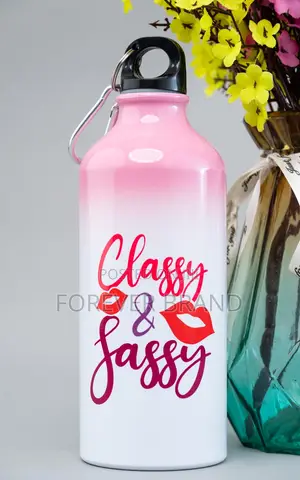 Colored White Water Bottles