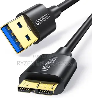UGREEN USB-A 3.0 to Micro USB 3.0 Male Cable 0.5m Black