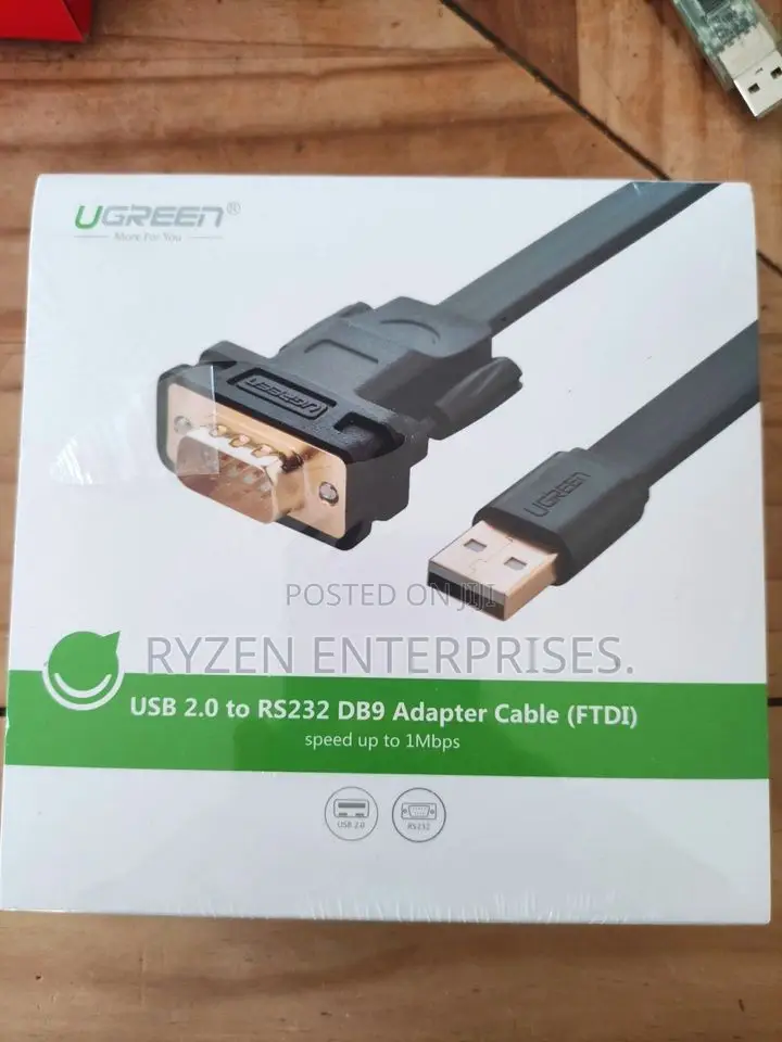 UGREEN USB-A 2.0 to DB9 RS-232 Male Adapter Cable 1.5m