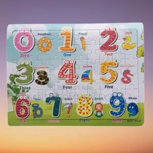 Numbers Wooden Puzzle Board