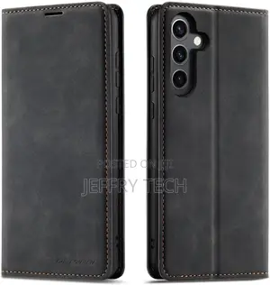 QLTYPRI Case for Samsung Galaxy S23 FE, Premium PU Leather C