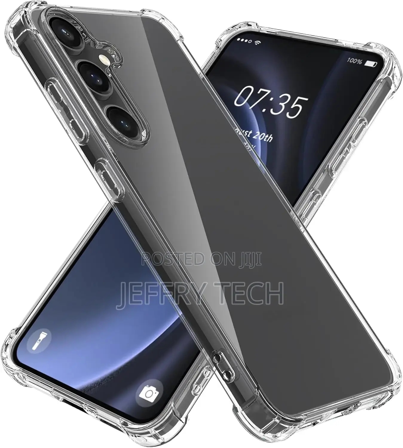 Samsung Galaxy S24 Plus Case, Soft TPU Shock Absorption Flex