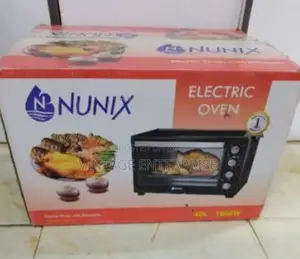 Nunix Electric Countertop Oven With Rotisserie- 40 Litres.