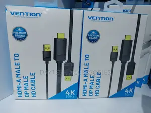 Vention Abjbg Hdmi-a Male to Dp Male Hd Cable 1.5m Black