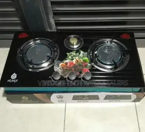 Nunix 3 Burner Glass Top Infrared Gas Cooker