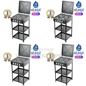 4 Burner Nunix Cooker (+Stainless Steel Stand )|•