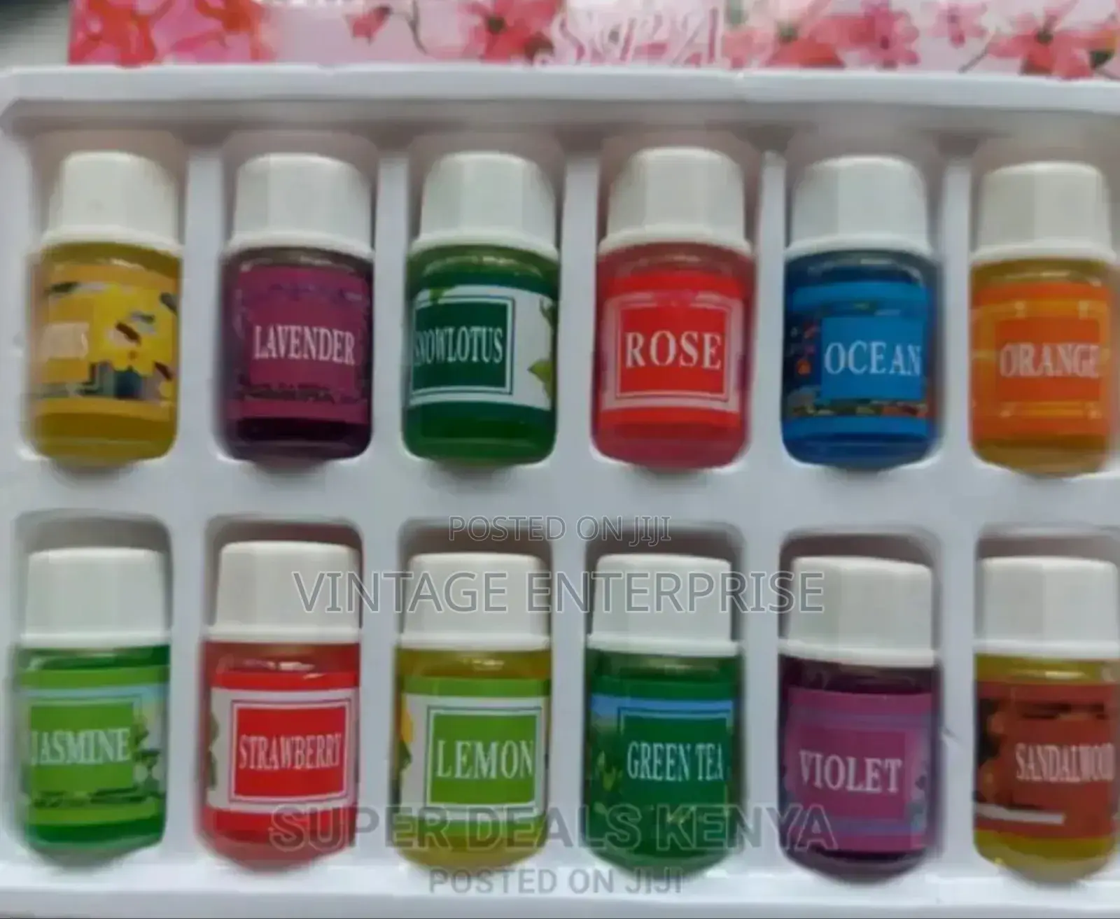 12pcs Diffusers/ Essential Oils.