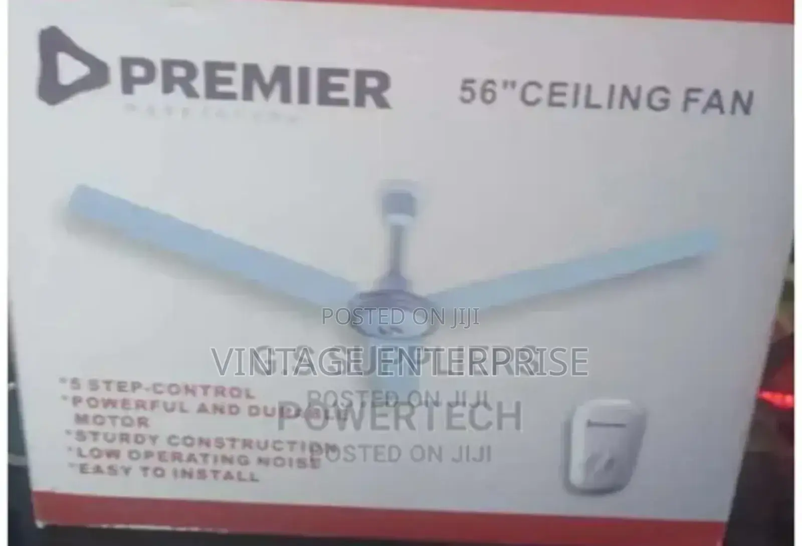 Premier Ceiling Fan 56" (3 Blades )