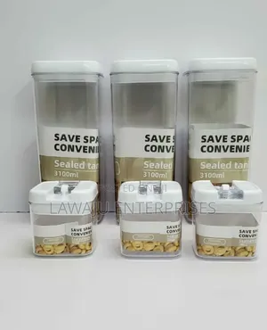 6pcs Clear Acryclic Storage Containers